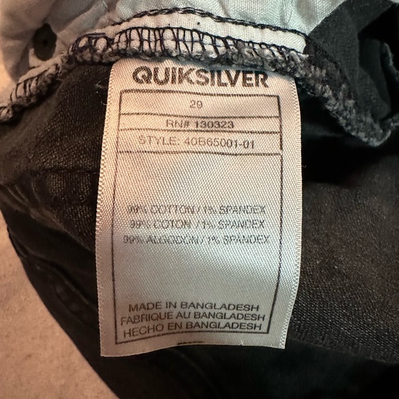 Quicksilver black jeans spandex size 29 - Picture 5 of 5